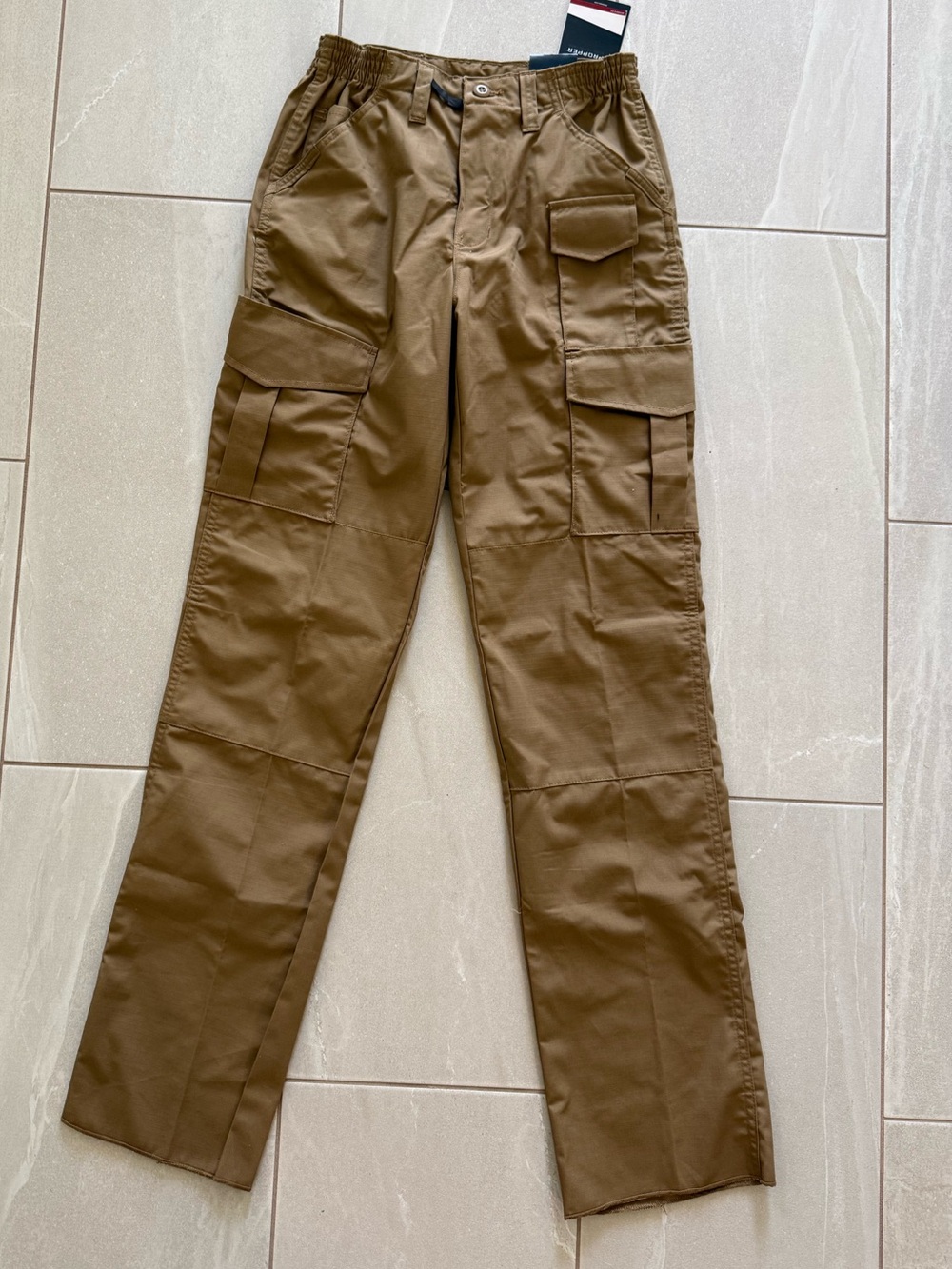 NWT Propper Women’s Tactical Cargo Pants Size 4 Coyote Unhemmed